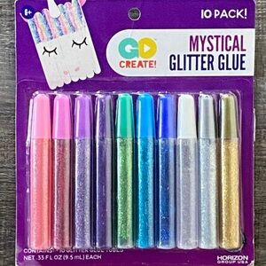 💞 New 10-Pack Mystical Glitter Glue